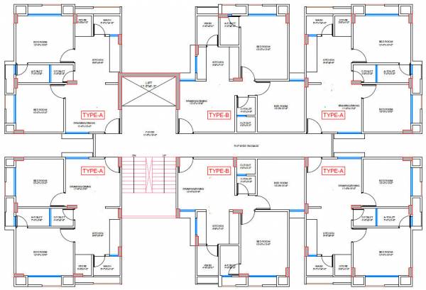  residency Layout Plan