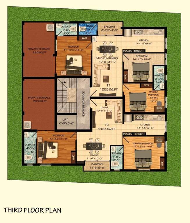  aloha Aloha Cluster Plan For 3rd Floor