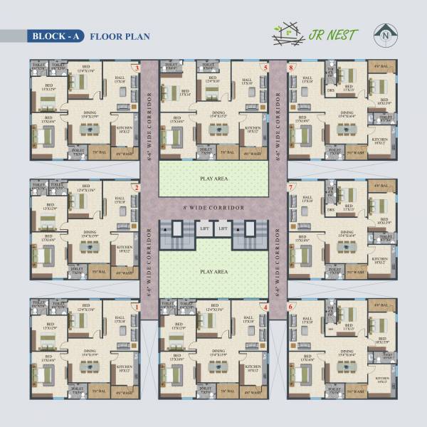  jr-nest Block A Cluster Plan