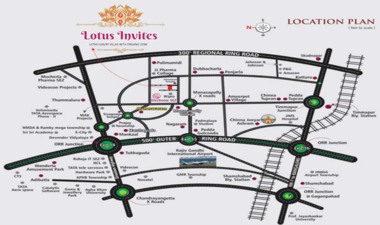  lotus invites Location Plan