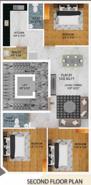 Opera Tulip Cluster Plan for 2nd Floor tulip Opera Tulip Cluster Plan for 2nd Floor