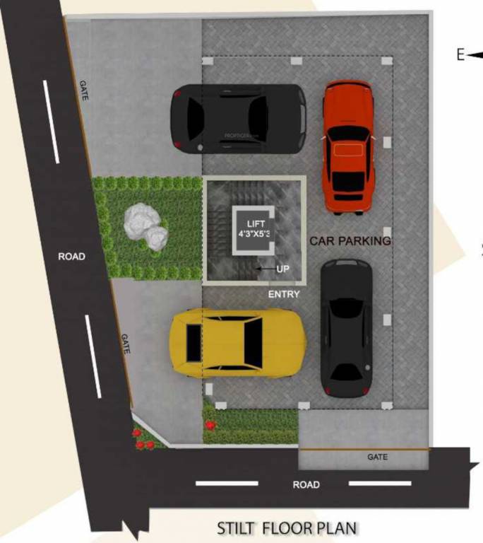  tulip Opera Tulip Cluster Plan for ground Floor