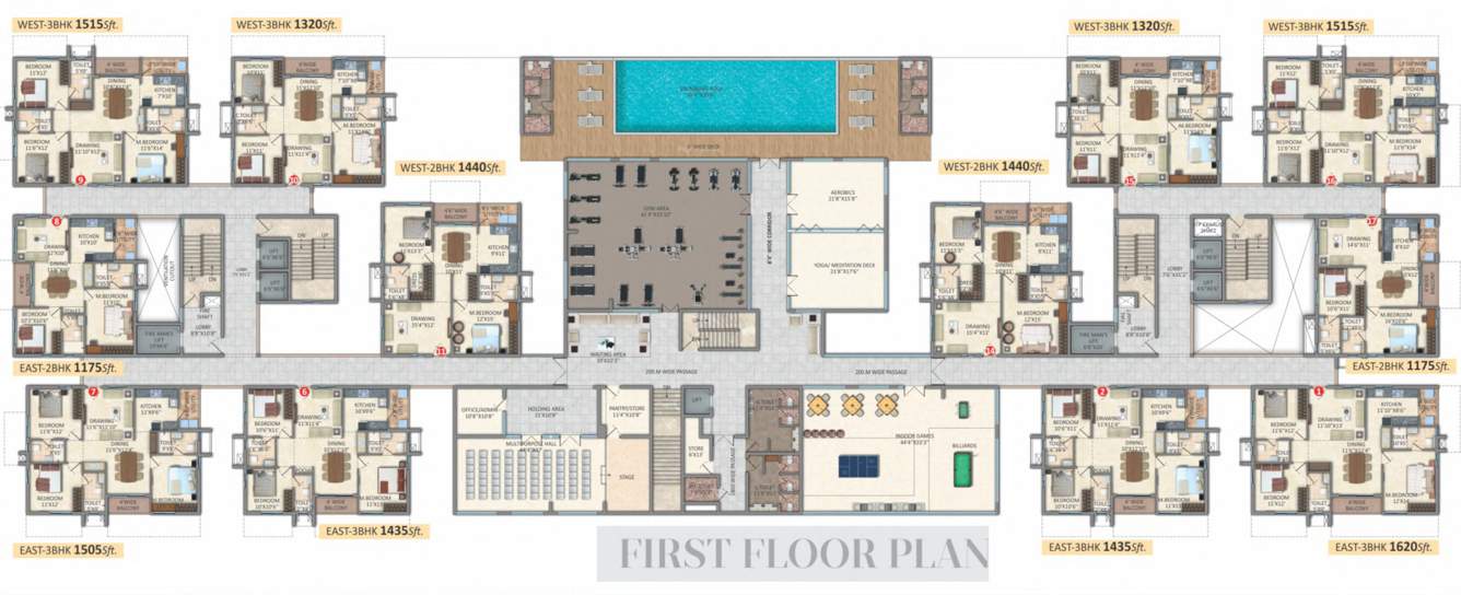  icons alta monte Icons Alta Monte Cluster Plan For 1st Floor