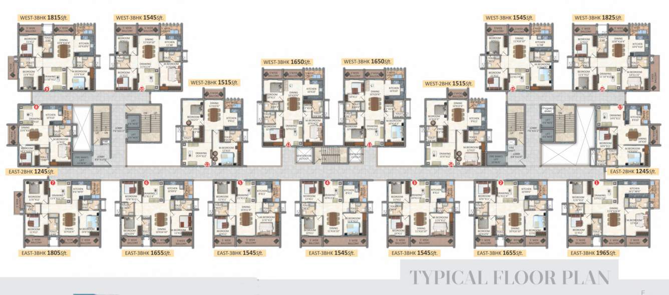  icons alta monte Icons Alta Monte Typical Cluster Plan