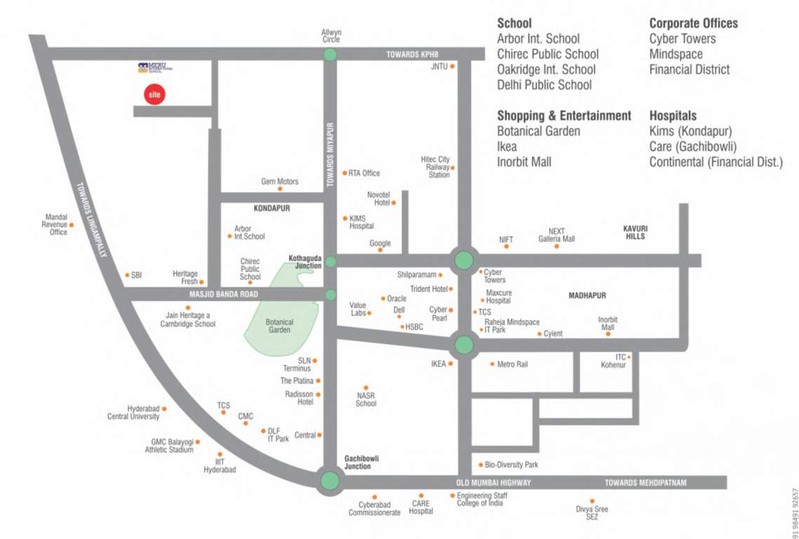  icons alta monte Location Plan