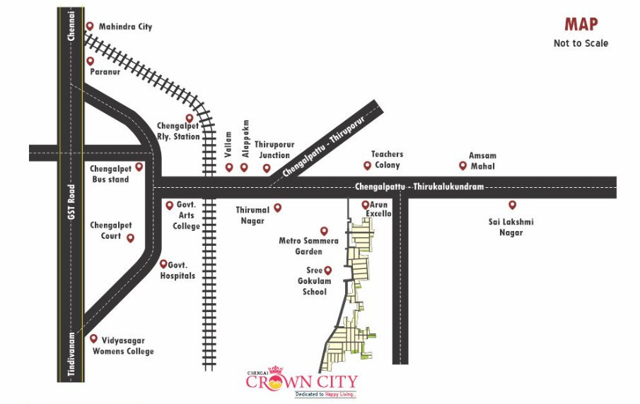  chengai crown city Location Plan