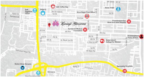  kurinji-blossoms Location Plan
