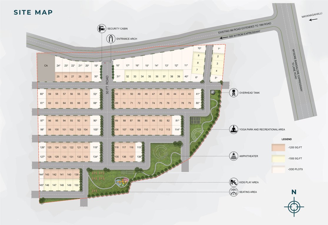  landmark under the tree phase 1 Layout Plan