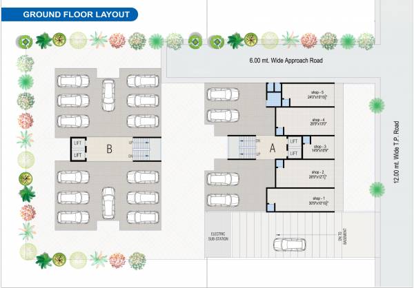  sanskruti-sky Block A Cluster Plan For Ground