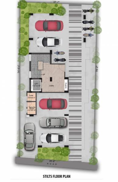  pavilion Pavilion Cluster Plan For Stilt Floor