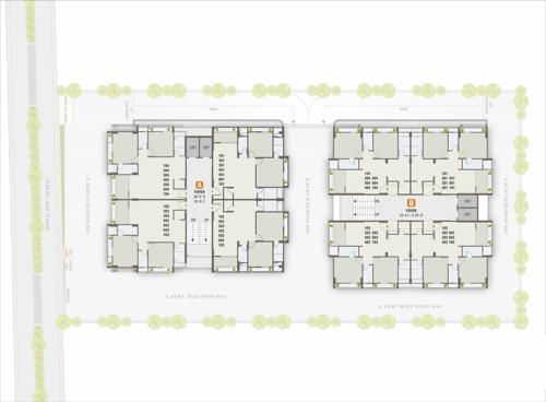  safal-parisar Block A abd B Cluster Plan from 1st to 7th Floor