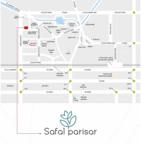  safal-parisar Location Plan