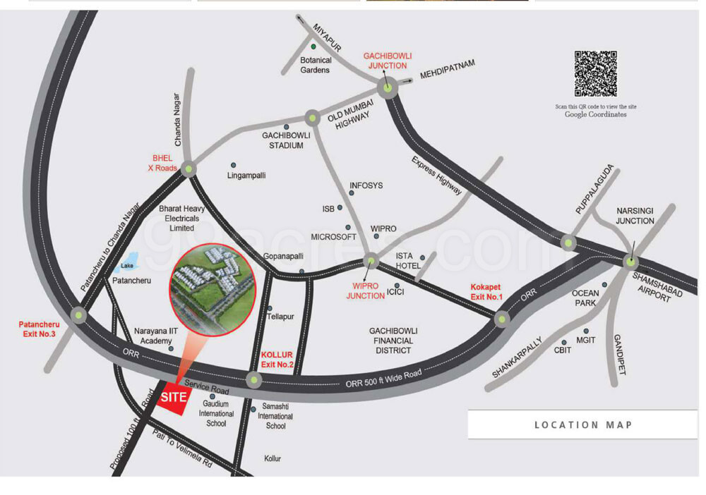  urban greens Location Plan