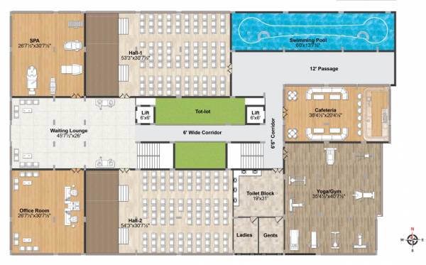  sreevaari-pride Block A Cluster Plan