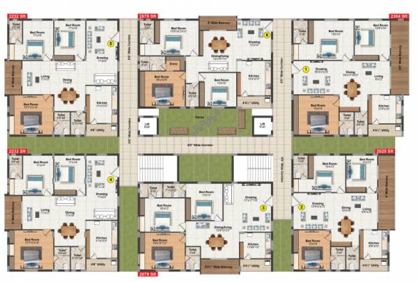  sreevaari-pride Block B Cluster Plan