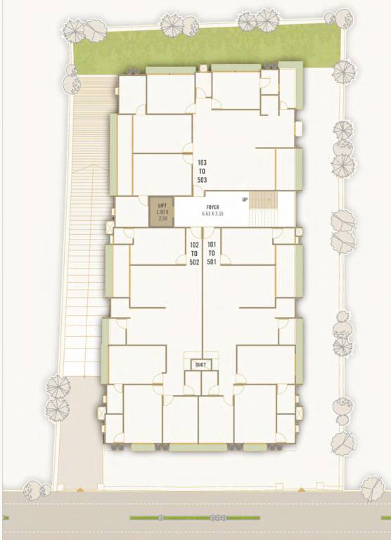  nakshatra greens One Cluster Plan For Typical
