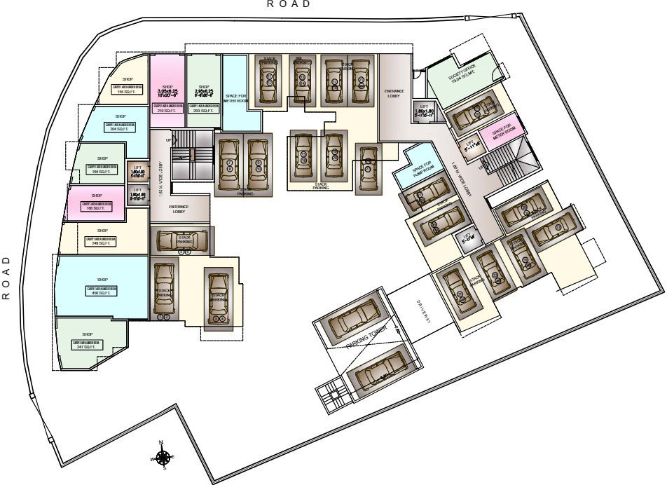  ashwini elite Cluster Plan