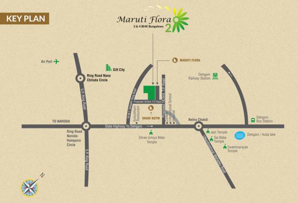  maruti-flora-2 Location Plan