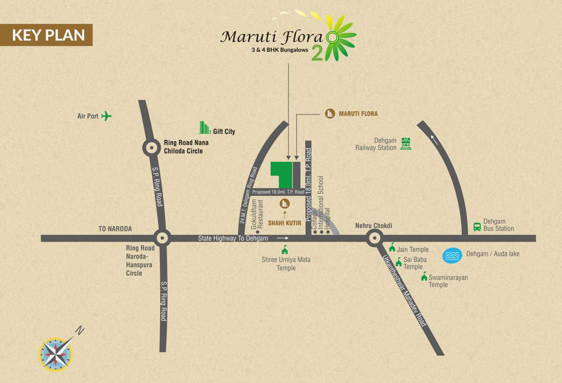  maruti flora 2 Location Plan