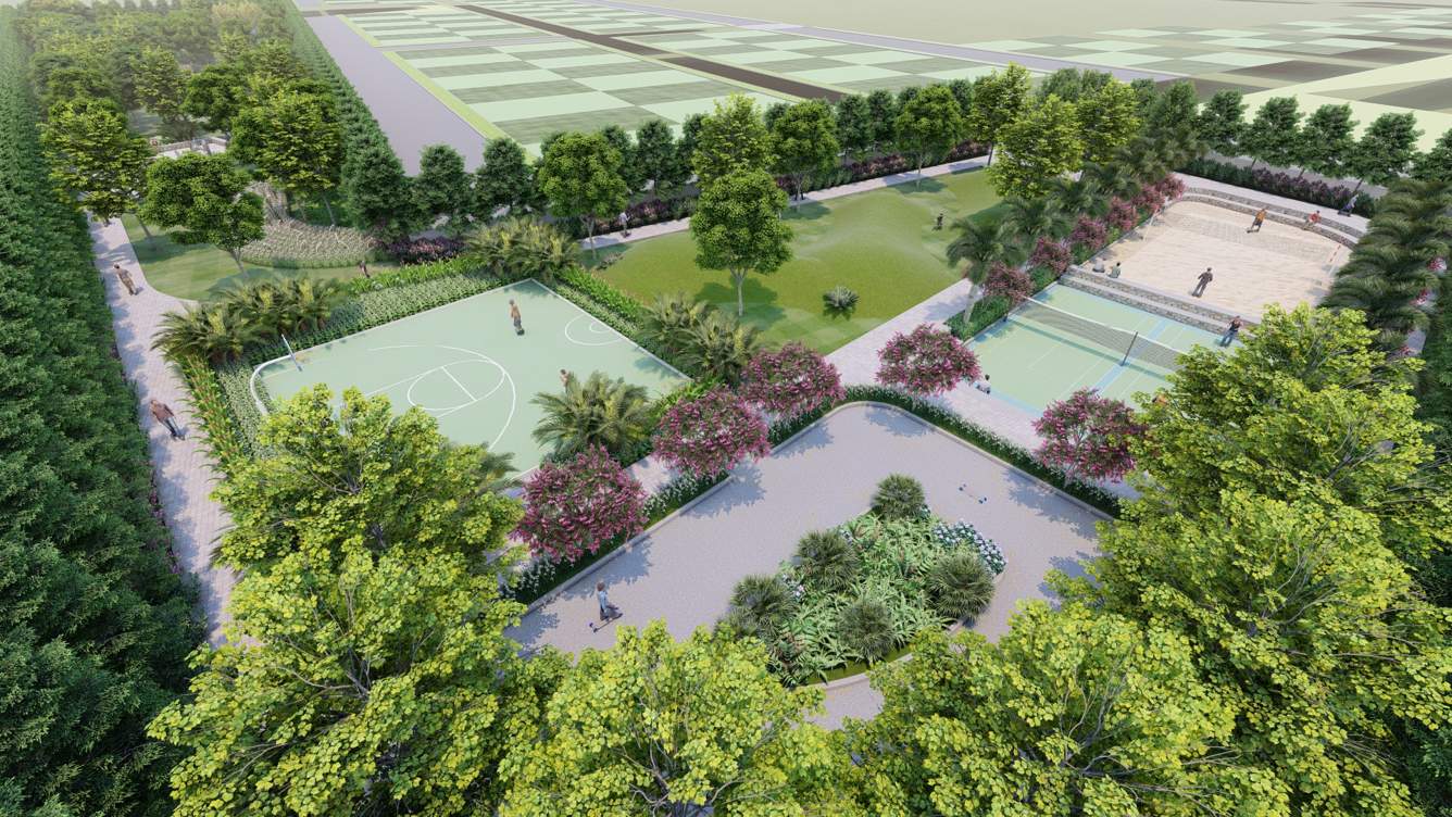  integrated city villa plot Basketball Court