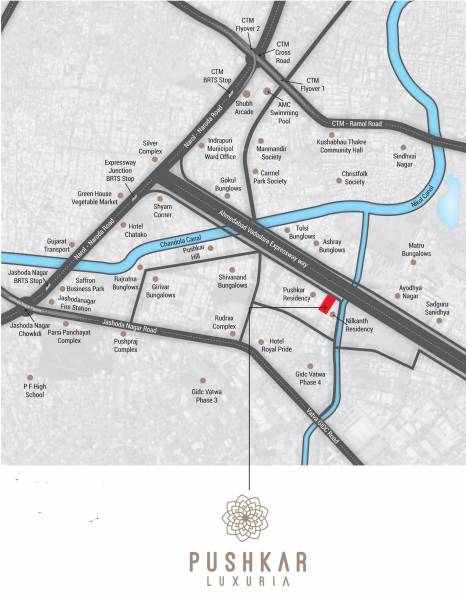  pushkar-luxuria Location Plan
