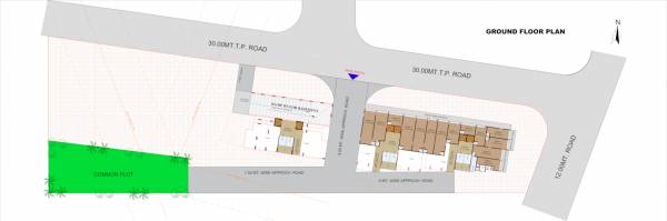  siddhivinayak-heights A+B+C Ground Cluster Plan