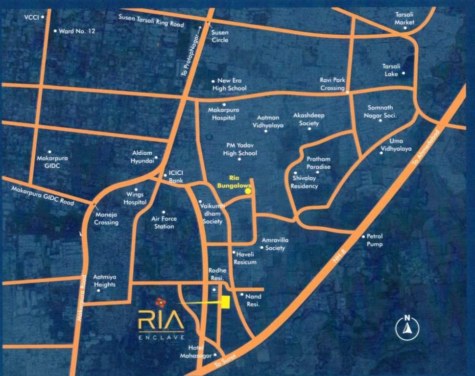  ria enclave Location Plan
