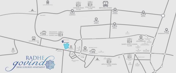  radhe-govind-phase-2 Location Plan