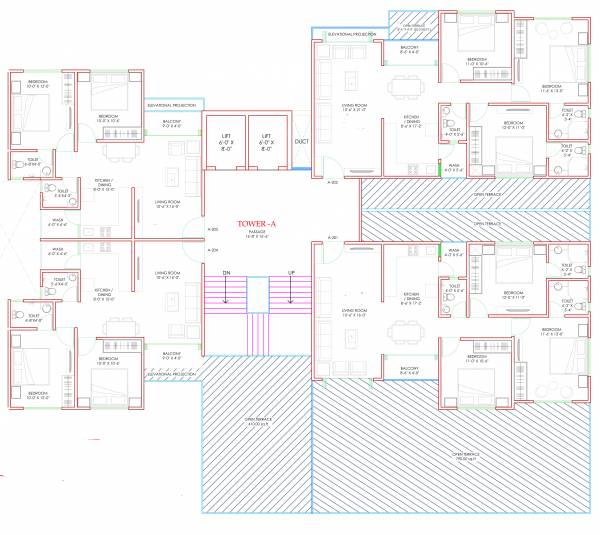  burhani-plaza A Cluster Plan For 2nd Floor