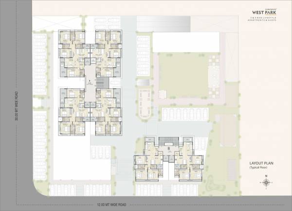  west-park Tower A Cluster Plan