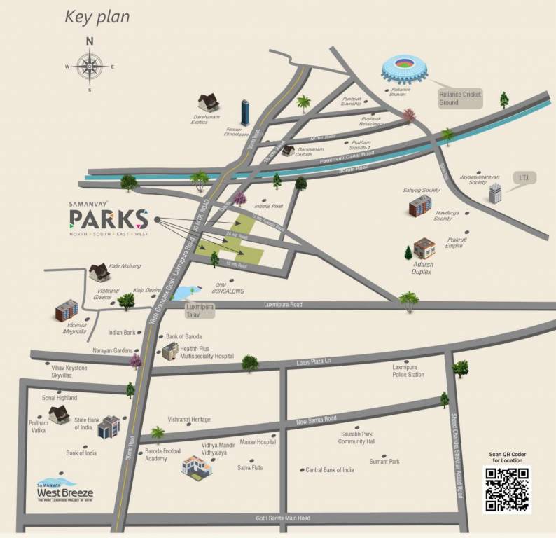  west park Location Plan