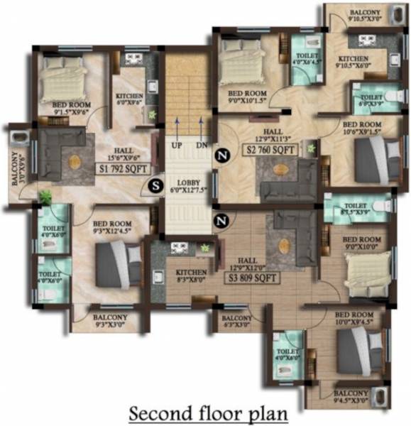  renzo MP Renzo Cluster Plan for 2nd Floor