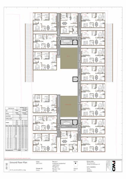  o2 Block A+B+C Cluster Plan for ground Floor