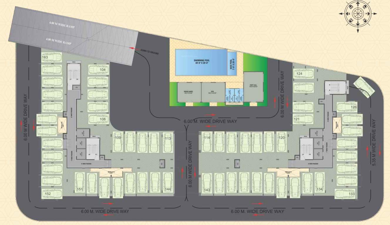  6 anaika U & V Cluster Plan for 1st Floor