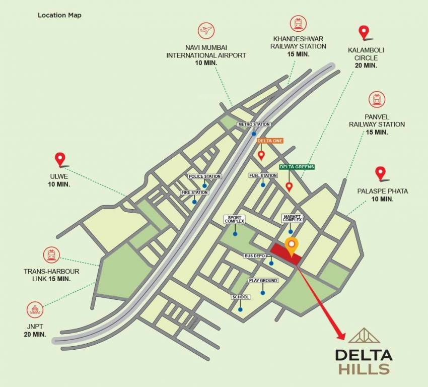  delta hills Location Plan