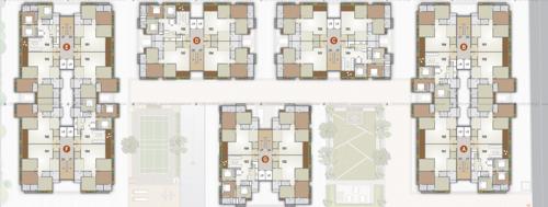  exotica Block A, B, C, D, E, F and G  Cluster Plan from 1st to 7th Floor