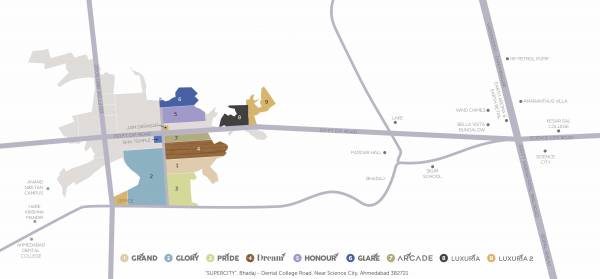  luxuria-2 Location Plan