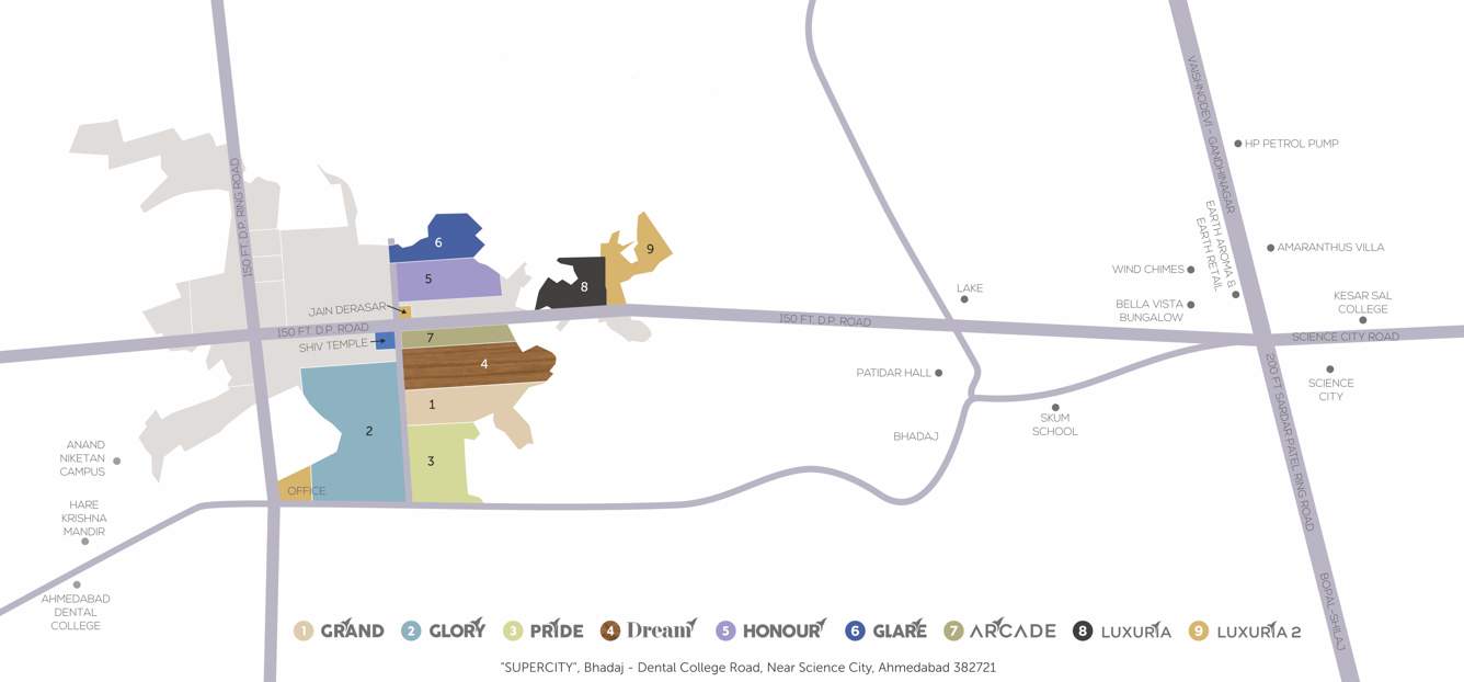  luxuria 2 Location Plan