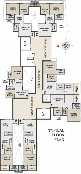 Tattvam Smart 2 Cluster Plan from 1st to 5th Floor smart-2 Tattvam Smart 2 Cluster Plan from 1st to 5th Floor