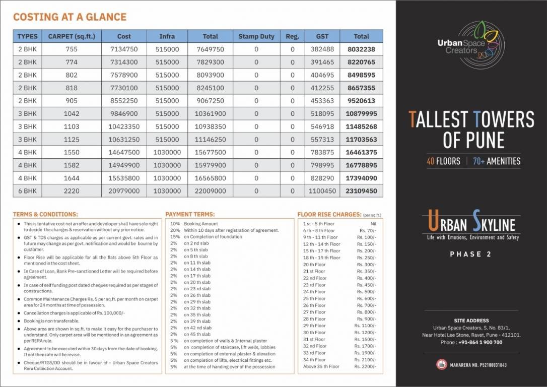 skyline-phase-ii Construction Linked Payment (CLP) Payment Plan