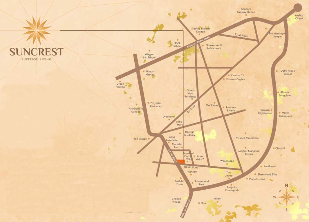  suncrest Location Plan