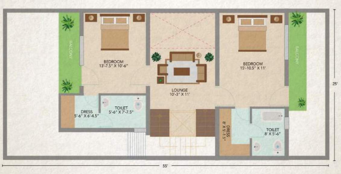  enclave the urban village 5 Cluster Plan