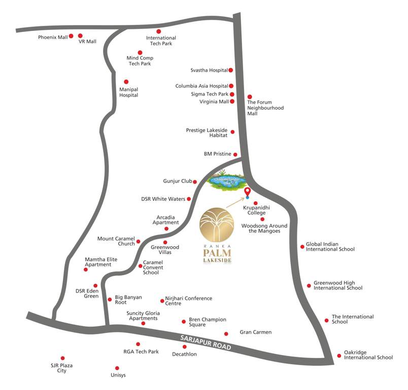  ranka palmlakeside Location Plan
