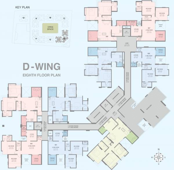  belvista-phase-ii D Cluster Plan for 8th Floor