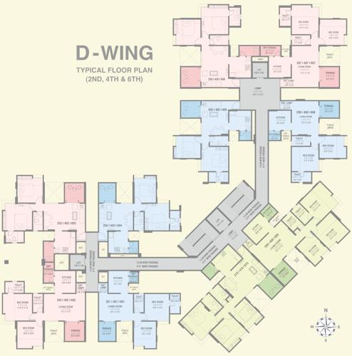  belvista-phase-ii D Cluster Plan from 2nd, 4rth And 6th Floor