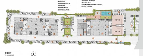  shiv-ganga-sky Block A Cluster Plan