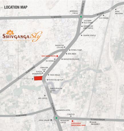  shiv-ganga-sky Location Plan