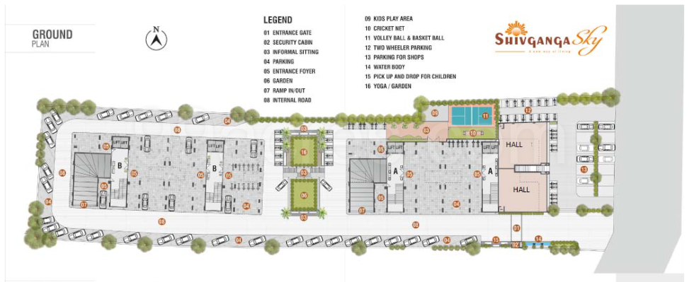 shiv ganga sky Master Plan
