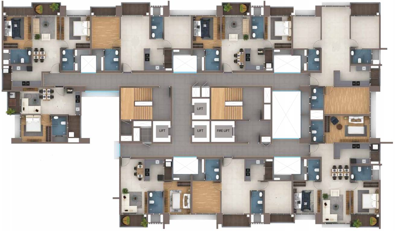  ascent towers 48 and 49 Tower 49 Cluster Plan