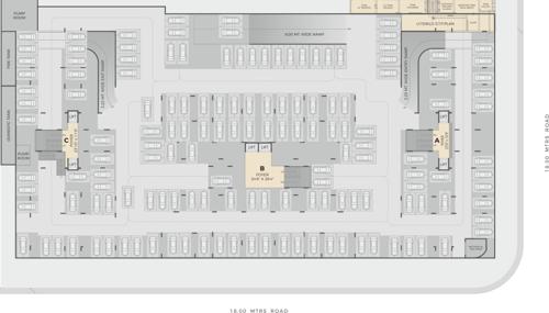  turquoise-grandeure Block A B and C Cluster Plan for Basement 1